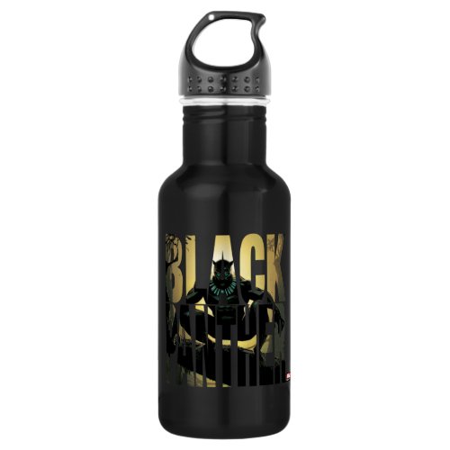 Avengers Classics  Black Panther In Tree Stainless Steel Water Bottle