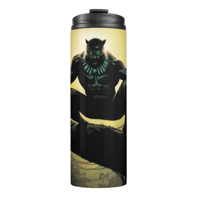 Avengers Classics | Black Panther In Tree Thermal Tumbler (Front)