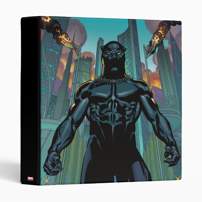 Avengers Classics | Black Panther In Wakanda 3 Ring Binder (Front/Spine)