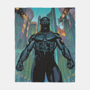 Avengers Classics   Black Panther In Wakanda Fleece Blanket