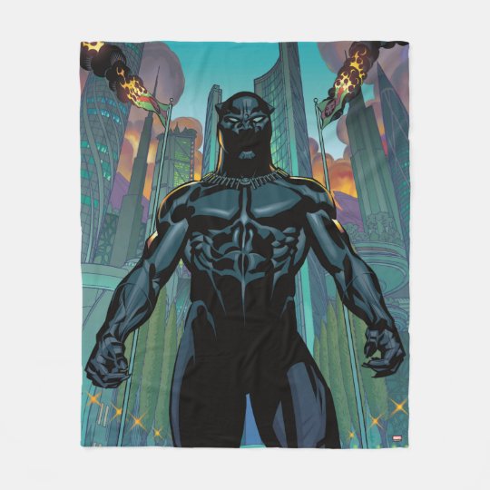 Avengers Classics Black Panther In Wakanda Fleece Blanket