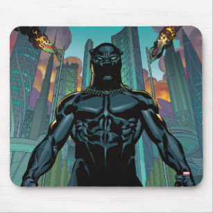 Avengers Classics   Black Panther In Wakanda Mouse Pad