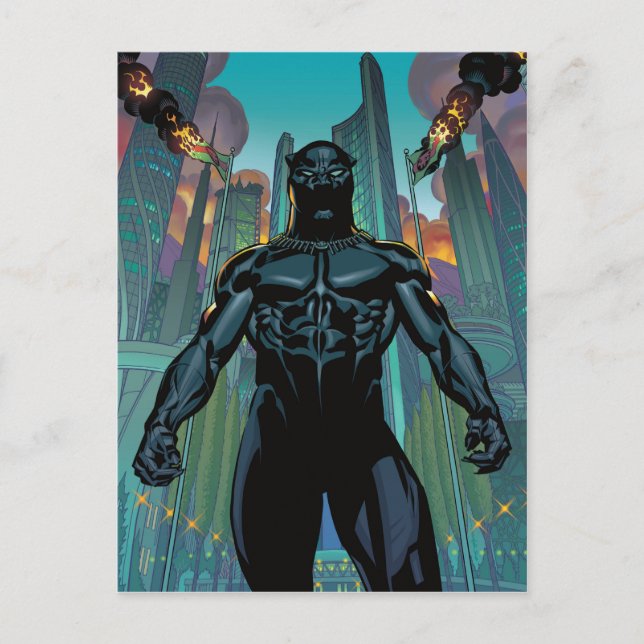 Avengers Classics | Black Panther In Wakanda Postcard (Front)