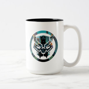 Avengers Classics   Black Panther In Wakanda Two-Tone Coffee Mug