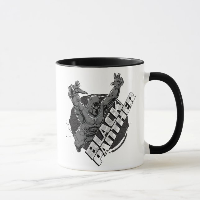 Avengers Classics | Black Panther Leap Badge Mug (Right)