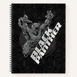 Avengers Classics Black Panther Leap Badge Notebook