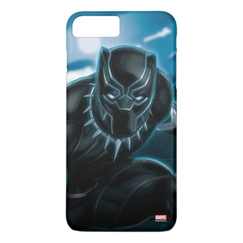 Avengers Classics  Black Panther On Rooftop iPhone 8 Plus7 Plus Case