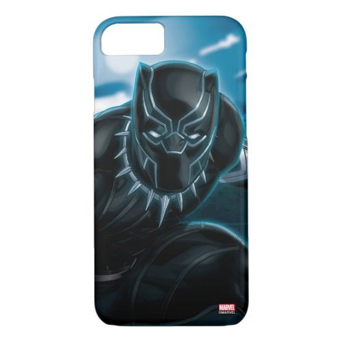 Avengers Classics  Black Panther On Rooftop iPhone 87 Case