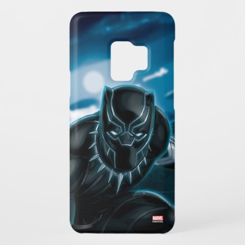 Avengers Classics  Black Panther On Rooftop Case_Mate Samsung Galaxy S9 Case