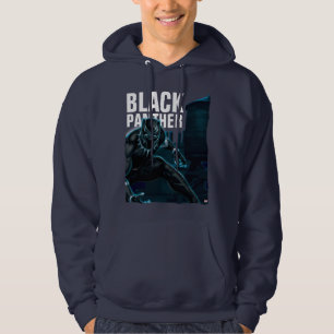 Avengers Classics Black Panther On Rooftop Hoodie