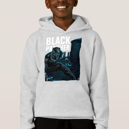 Avengers Classics  Black Panther On Rooftop Hoodie