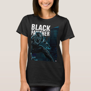 Avengers Classics   Black Panther On Rooftop T-Shirt