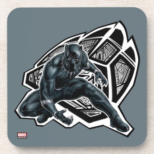 Avengers Classics  Black Panther Paw Badge Beverage Coaster
