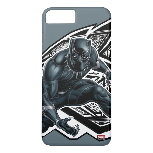 Avengers Classics | Black Panther Paw Badge Case-Mate iPhone Case (Back)