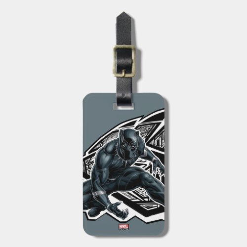 Avengers Classics  Black Panther Paw Badge Luggage Tag