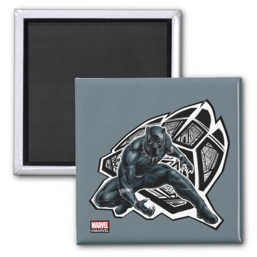 Avengers Classics  Black Panther Paw Badge Magnet