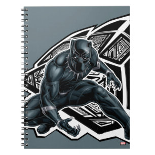 Avengers Classics Black Panther Paw Badge Notebook