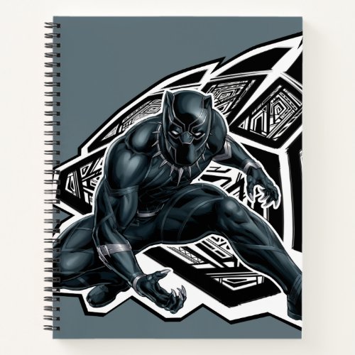 Avengers Classics  Black Panther Paw Badge Notebook