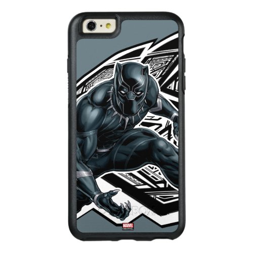Avengers Classics  Black Panther Paw Badge OtterBox iPhone 66s Plus Case