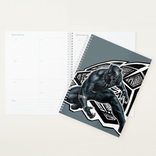 Avengers Classics  Black Panther Paw Badge Planner