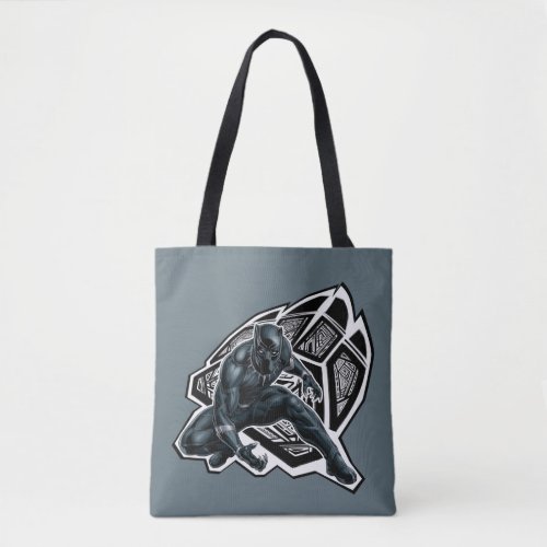 Avengers Classics  Black Panther Paw Badge Tote Bag