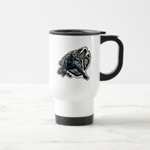 Avengers Classics   Black Panther Paw Badge Travel Mug