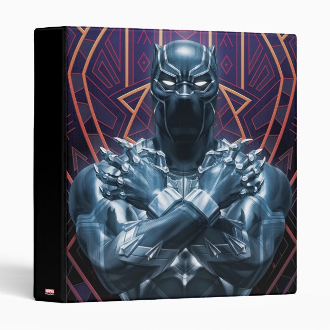 Avengers Classics | Black Panther Salute 3 Ring Binder (Front/Spine)