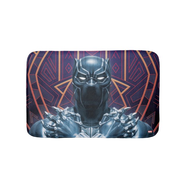 Avengers Classics | Black Panther Salute Bath Mat (Front)