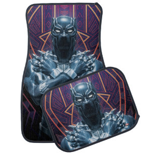 Avengers Classics Black Panther Salute Car Floor Mat
