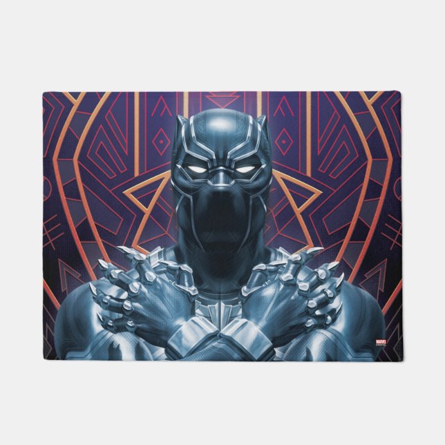 Avengers Classics | Black Panther Salute Doormat (Front)