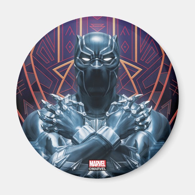 Avengers Classics | Black Panther Salute Magnet (Front)
