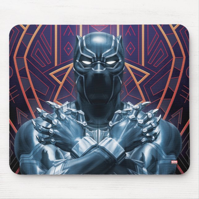 Avengers Classics | Black Panther Salute Mouse Pad (Front)