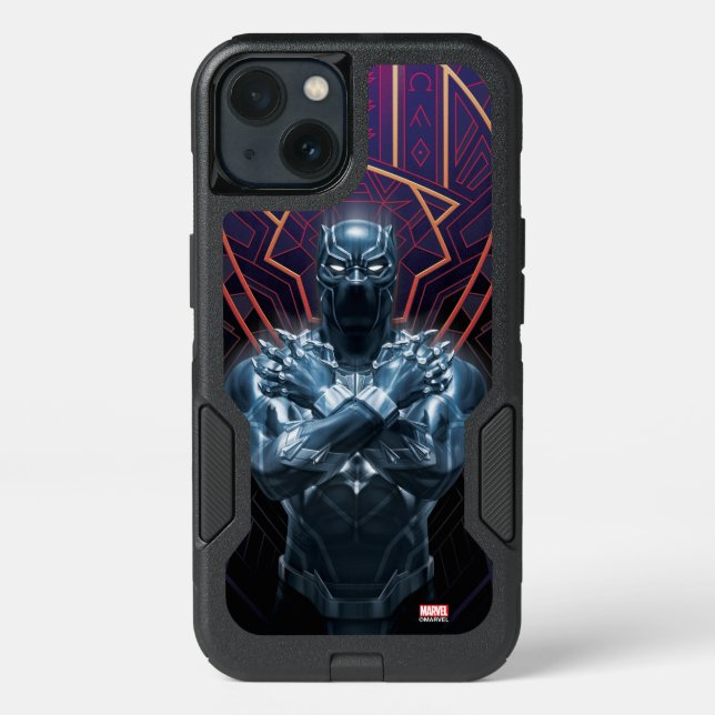 Avengers Classics | Black Panther Salute Otterbox iPhone Case (Back)