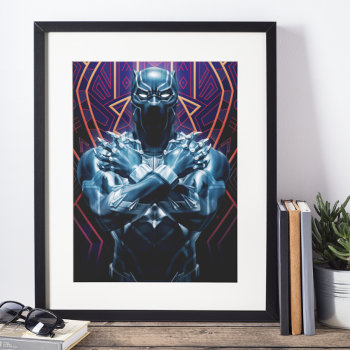 Avengers Classics | Black Panther Salute Poster by avengersclassics at Zazzle