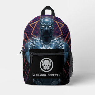 Avengers Classics Black Panther Salute Printed Backpack