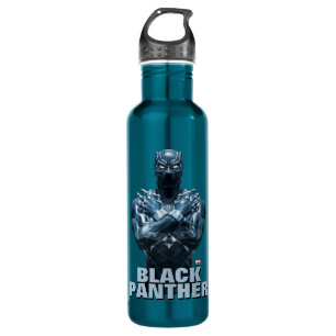 Avengers Classics   Black Panther Salute Stainless Steel Water Bottle