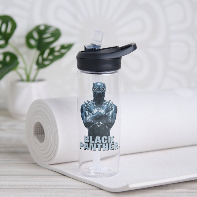 Avengers Classics | Black Panther Salute Water Bottle (Yoga)