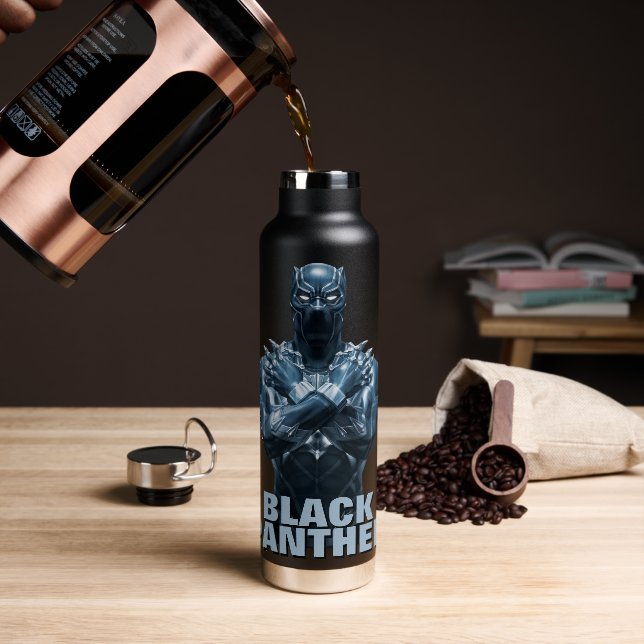 Avengers Classics | Black Panther Salute Water Bottle (Coffee)