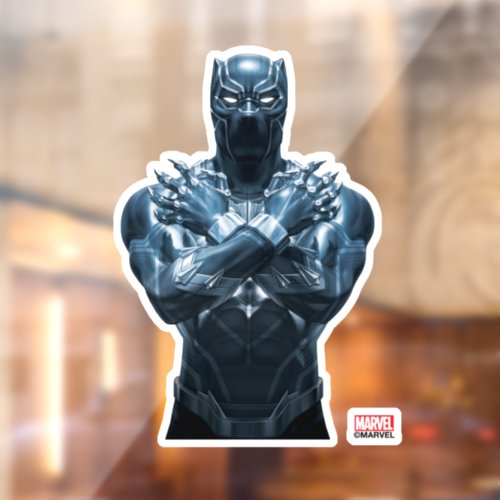Avengers Classics  Black Panther Salute Window Cling