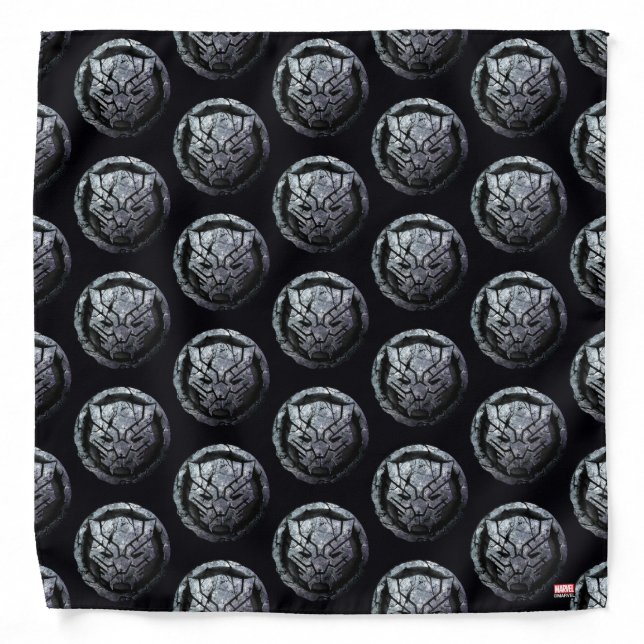 Avengers Classics | Black Panther Stone Emblem Bandana (Front)