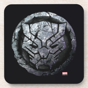 Avengers Classics   Black Panther Stone Emblem Beverage Coaster