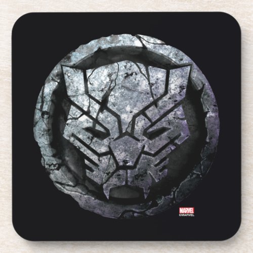 Avengers Classics  Black Panther Stone Emblem Beverage Coaster