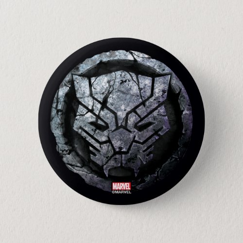 Avengers Classics  Black Panther Stone Emblem Button