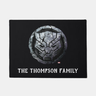 Avengers Classics Black Panther Stone Emblem Doormat