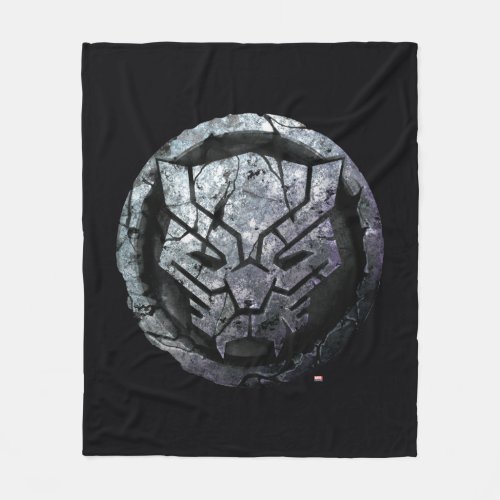 Avengers Classics  Black Panther Stone Emblem Fleece Blanket