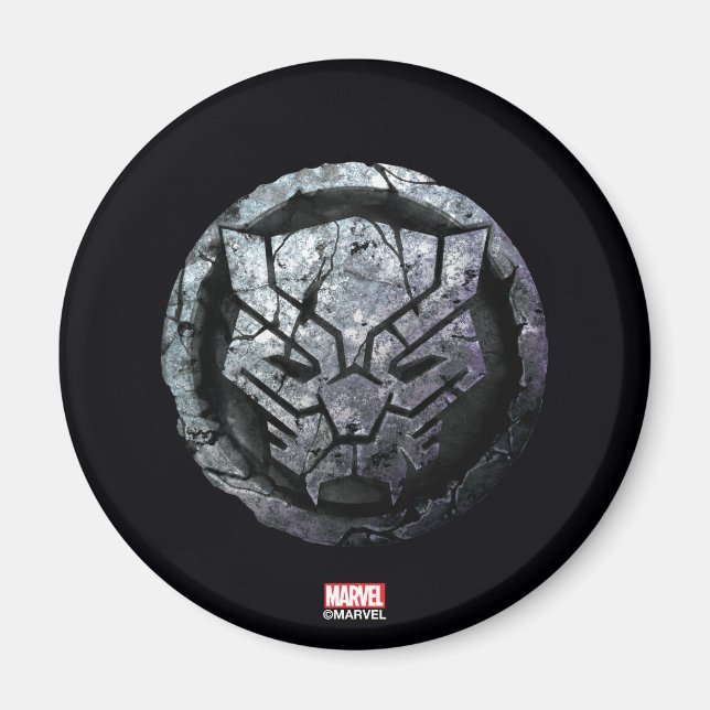 Avengers Classics | Black Panther Stone Emblem Magnet (Front)