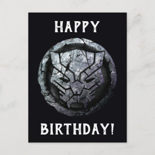 Avengers Classics Black Panther Stone Emblem Postcard