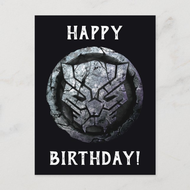 Avengers Classics | Black Panther Stone Emblem Postcard (Front)