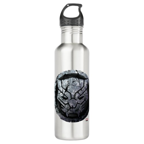 Avengers Classics  Black Panther Stone Emblem Stainless Steel Water Bottle