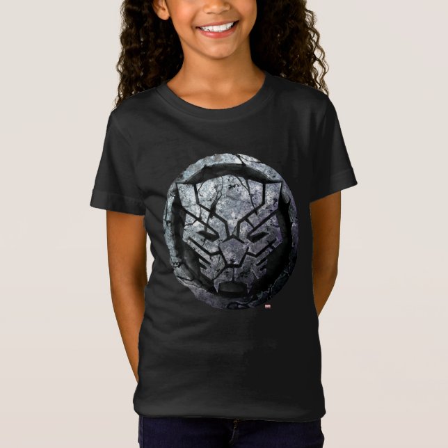 Avengers Classics | Black Panther Stone Emblem T-Shirt (Front)